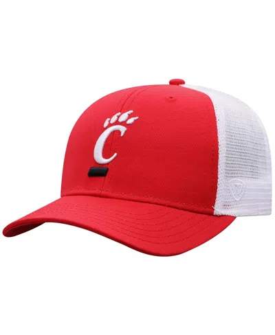 Top Of The World Men'sâ Red/white Cincinnati Bearcats Victory Baseline Adjustable Trucker Hat