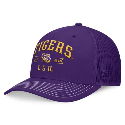 Top Of The World Purple Lsu Tigers Carson Trucker Adjustable Hat