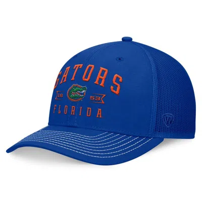 Top Of The World Royal Florida Gators Carson Trucker Adjustable Hat In Blue