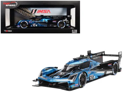 Top Speed Acura Arx-06 Gtp #10 Filipe Albuquerque - Marcus Ericsson - Brendon Hartley - Ricky Taylor "wayne Ta In Blue