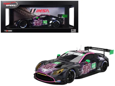 Top Speed Aston Martin Vantage Gt3 Evo #44 John Potter - Spencer Pumpelly - Marco Sorensen "magnus Racing" Ims