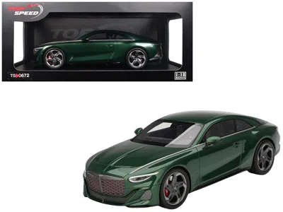 Top Speed Bentley Batur Scarab Green Metallic 1/18 Model Car By