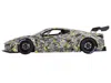 Top Speed Chevrolet Corvette Z06 Gt3.r Gray And Yellow Graphics "sebring Test Car" (2022) 1/18 Model Car By To