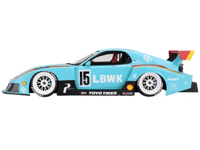 Top Speed Mazda Rx-7 Lb-super Silhouette Rhd (right Hand Drive) #15 James Pearman "liberty Walk Europe" 1/18 M