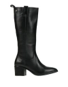 Top3 Shoes Woman Boot Black Size 8 Leather In Black