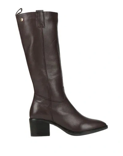 Top3 Shoes Woman Boot Dark Brown Size 8 Leather
