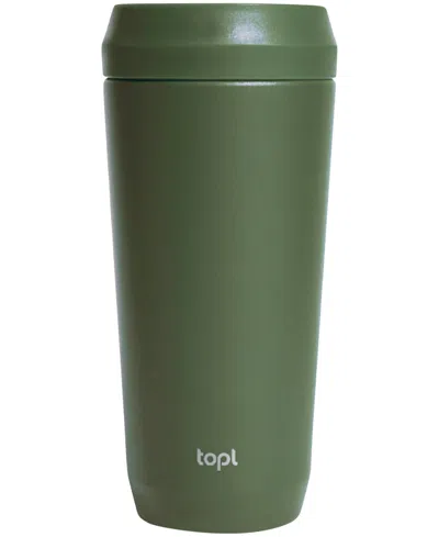Topl Us To Go Lid Cup 16 Oz. Grande Travel Tumbler In Green