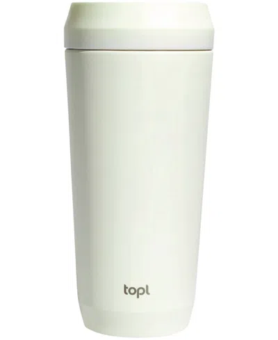 Topl Us To Go Lid Cup 16 Oz. Grande Travel Tumbler In White