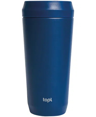 Topl Us To Go Stainless Steel Lid Cup 20 Oz. Venti Travel Tumbler In Blue
