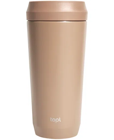 Topl Us To Go Stainless Steel Lid Cup 20 Oz. Venti Travel Tumbler In Brown