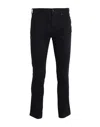 Topman Man Jeans Black Size 28w-32l Cotton, Elastane In Black