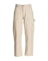 Topman Man Pants Beige Size 36w-30l Cotton In Beige