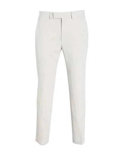 Topman Man Pants Ivory Size 30 Polyester, Elastane In Beige