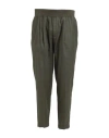 Topman Man Pants Military Green Size 30w-32l Polyester, Wool, Acrylic, Nylon In Green