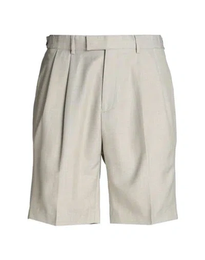 Topman Man Shorts & Bermuda Shorts Beige Size 30 Polyester, Viscose, Linen