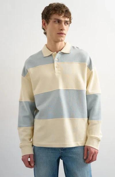 Topman Oversize Rugby Shirt In Multi