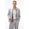 TOPMAN TOPMAN SLIM FIT LIGHT GREY SPORT COAT