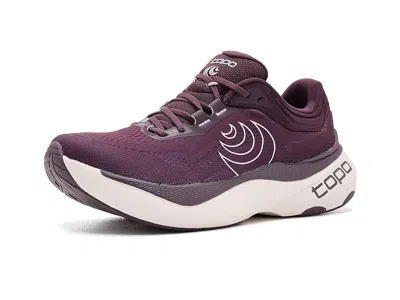 Topo Athletic Aura 2 Women's Shoes Maroon/pink: 7 D - Wide, Synthetic In Multi