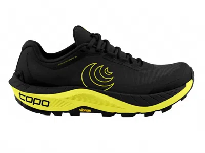Topo Athletic Men's Mtn Racer 3 Running Shoes In Black Lime In Multi