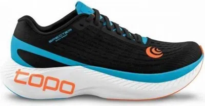 Topo Athletic Men's Specter Running Shoe In Black/blue