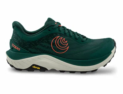 Topo Athletic Men's Ultraventure 4 Trail Running Shoes In Dark Teal/orange In Green