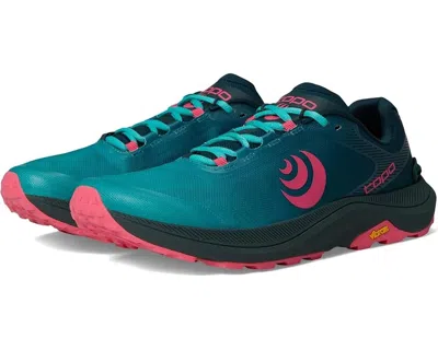 Topo Athletic Mt-5 Sneakers Women's Emerald Pink Trail Running Shoes Ver046 In Green