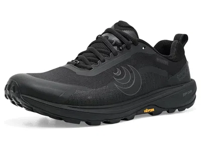 Topo Athletic Terraventure 5 Gtx Men's Running Shoes Black/charcoal: 10.5 D - Medium, Synthetic/textile