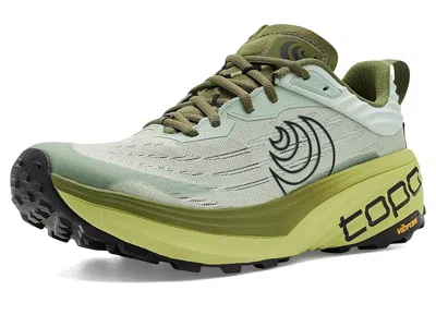 Topo Athletic Vista Men's Running Shoes Green/black: 10.5 D - Medium, Textile In Multi