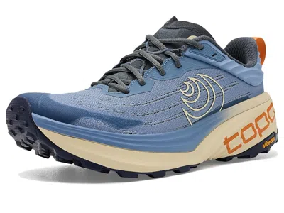 Topo Athletic Vista Women's Running Shoes Blue/tan: 7 B - Medium, Synthetic/textile