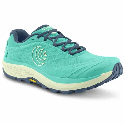 Topo Athletic Women's Pursuit 2 Running Shoe In Blue/green In Multi