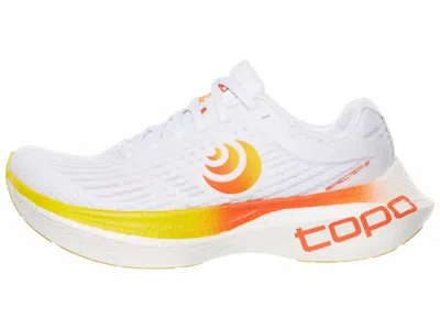 Topo Athletic Women's Specter 2 Shoes In White/sunset