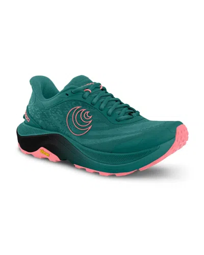 Topo Athletic Women's Ultraventure 4 Shoes In Dark Teal/pink In Multi