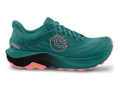 Topo Athletic Women's Ultraventure 4 Trail Running Shoes In Dark Teal/pink In Green