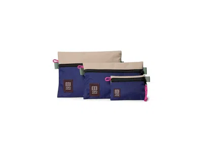 Topo Designs Accessory Bag Bundle Luggage Cobblestone/aura: One Size In Blue
