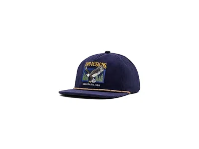 Topo Designs Corduroy Trucker Hat - Eagle Peak Caps Midnight
