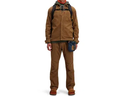 Topo Designs Dirt Jacket In Dark Khaki In Multi