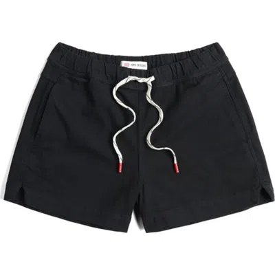 Topo Designs Dirt Shorts In Black
