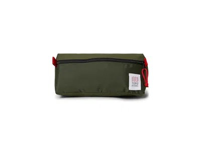 Topo Designs Dopp Kit Toiletries Case Olive/olive: One Size In Green