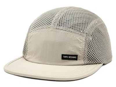 Topo Designs Global Hat Caps Cobblestone: One Size In Gray