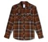 Topo Designs Men's Mountain Shirt In Earth Tan Plaid In Multi
