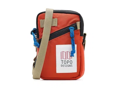 Topo Designs Mini Shoulder Bag Cross Body Handbags Persimmon Haze, Nylon