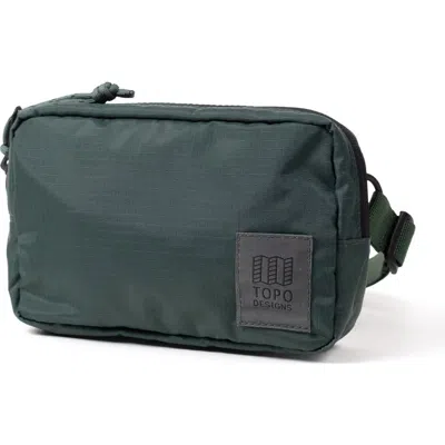 Topo Designs Ripstop Belt Bag In Forest