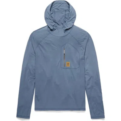 Topo Designs Sun Hoodie In Blue