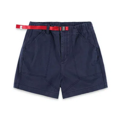 Topo Designs Women's Mountain Shorts - Navy In Blue