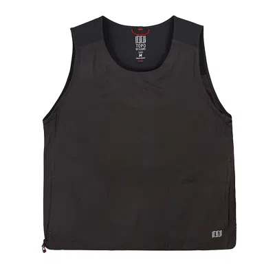 Topo Designs Women's Tech Tank - Black