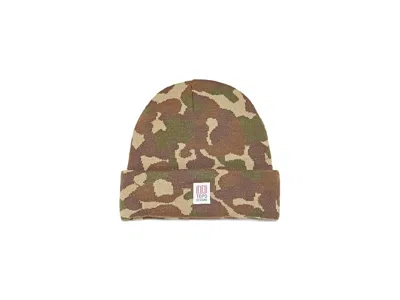 Topo Designs Work Cap Caps Duck Camo, Acrylic In Brown