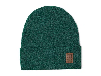 Topo Designs Work Cap Caps Forest/black Marl: One Size In Green