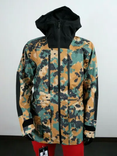 Pre-owned Topo Digi Mens The North Face A-cad Futurelight Waterproof Ski Jacket  Print $600 In Timber Tan Digi Topo Xl Print / Tnf Black