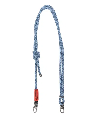 Topologie Geometric-pattern Keyring In Blue