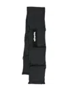 Topologie Logo-patch Padded Scarf In Black